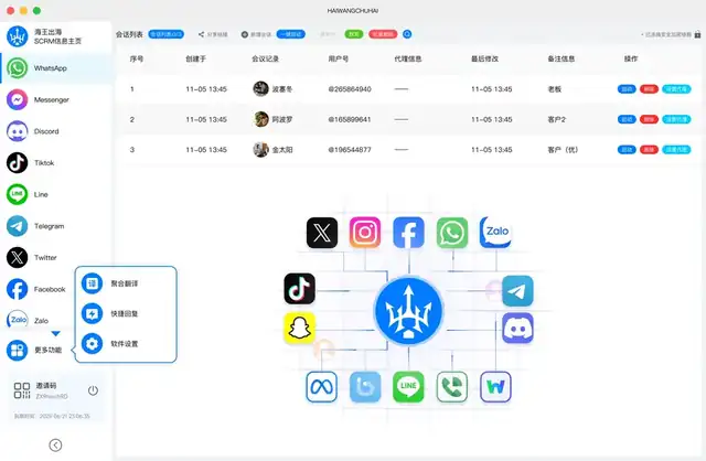 海王出海翻译器 · 文档级 - 合同邮件批量转译 产品界面
